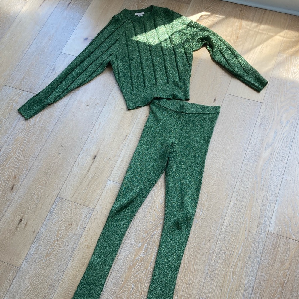 H&M Green Leggings Set
